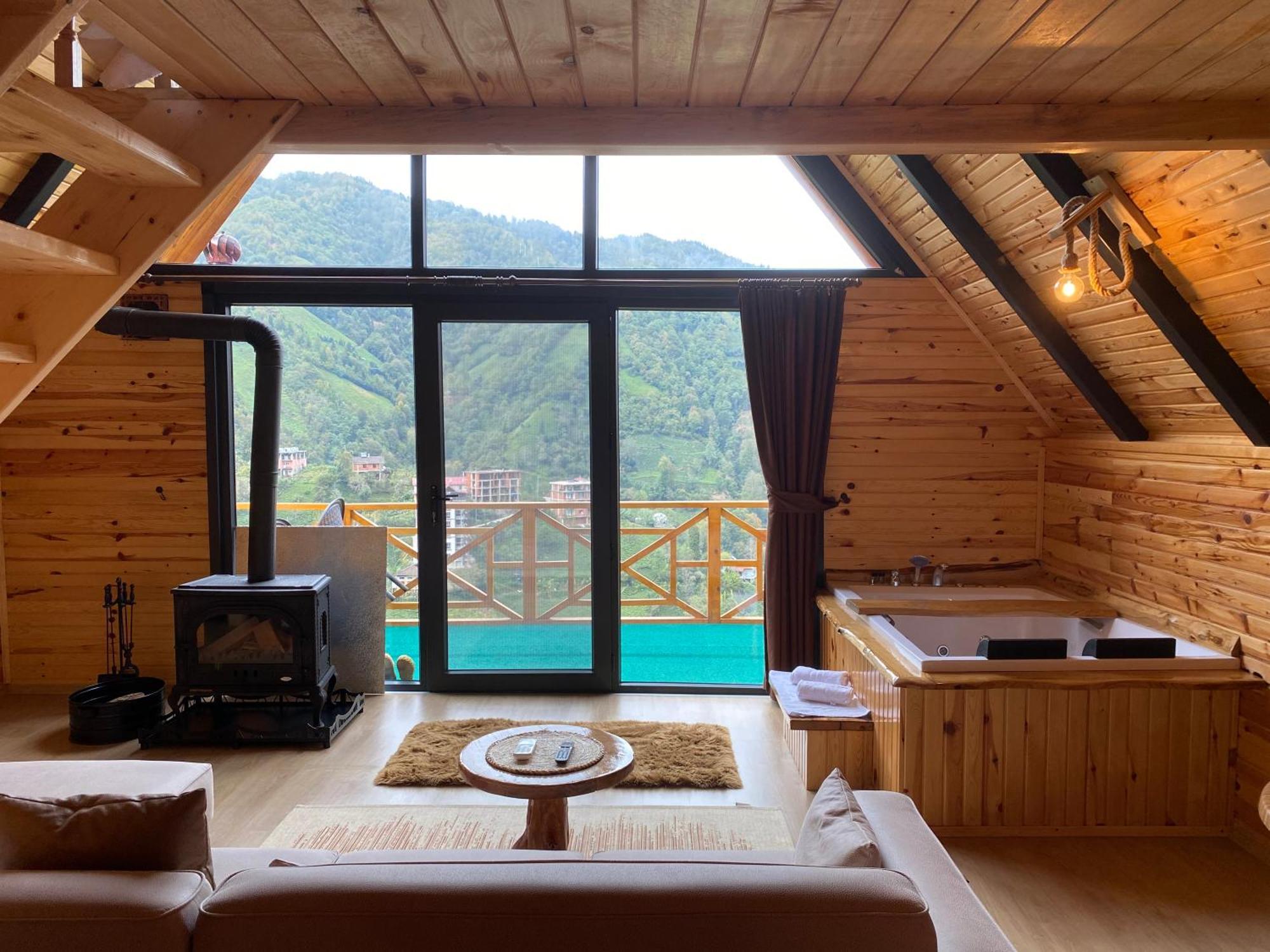 Afram Bungalov Çamlıhemşin Esterno foto
